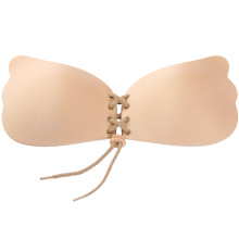 Hot-selling new invisible bra one-piece drawstring underwear bioadhesive silicone bra sexy push up bra chest patch